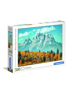 كلمينتوني لغز غراند تيتون في خريف 500 قطعة (49 × 36 سم)  - Image 1