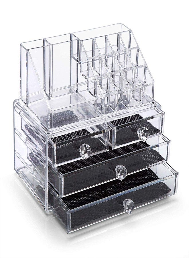 WOLBLIX Cosmetic Organizer Makeup Storage Box Lipstick Holder Stand - Image 2