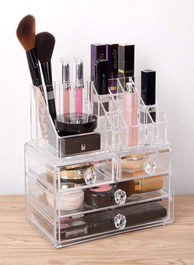 WOLBLIX Cosmetic Organizer Makeup Storage Box Lipstick Holder Stand - Image 3