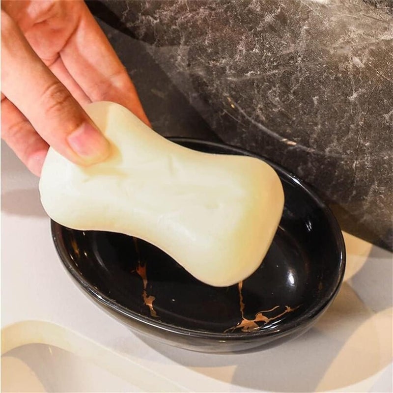 Generic "High Quality Porcelain Marble Bathroom Set - Imported and Available in Black and White" - Image 3