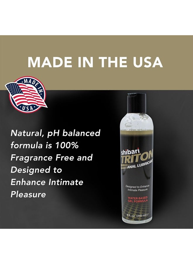 SHIBARI Triton Lubricant Water-Based Gel Formula 8 fl oz  - Image 4