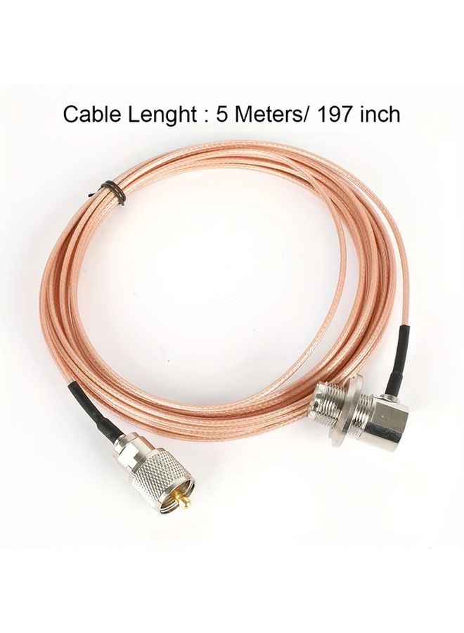 RG316 Teflon Coaxial Cable Feed Line 5 Meters Without Battery Model 1 5 5M - Image 2
