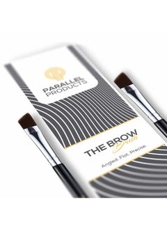 PARALLEL PRODUCTS Parallel Products - The BROW Brush - (2 Pack) Premium Angled Eyebrow Brush for Powder, Henna, Cream, Tint, Makeup, Gel, Lamination and Wax  - Image 2