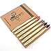 Virgin Forest Bamboo Toothbrushes, Eco-Friendly Soft Bristles Toothbrush, Biodegradable Wood Toothbrush Set of 6 - Image 2
