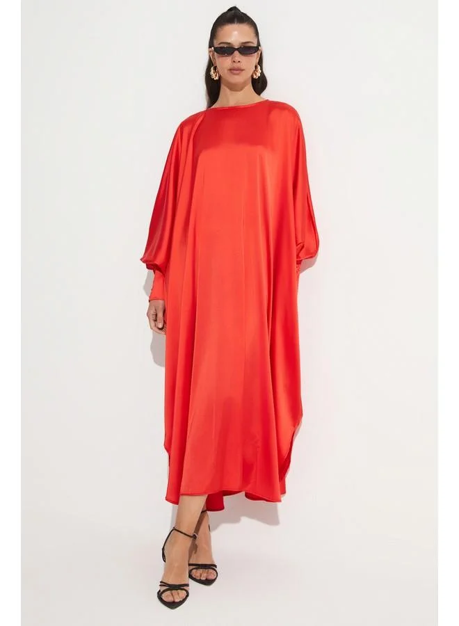 JUNE Satin Maxi Dress