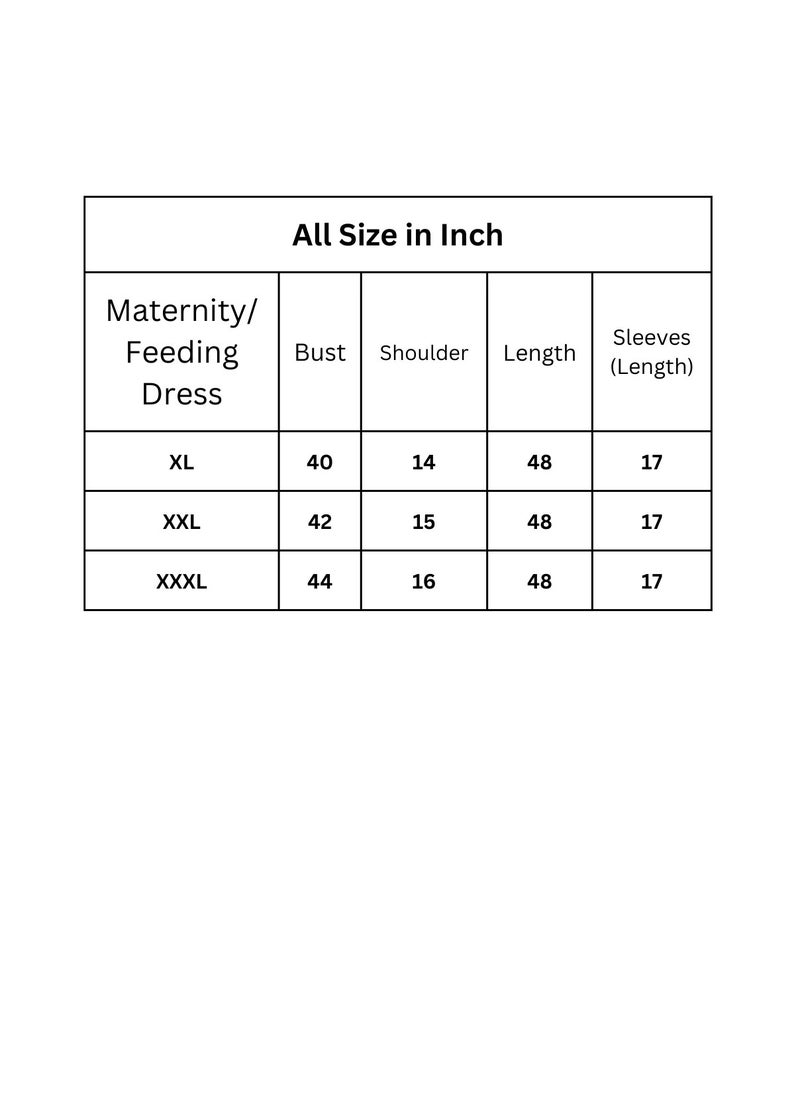 Generic - Zebees Rayon Floral  Maternity Dress , Stylish and Comfortable - Image 1
