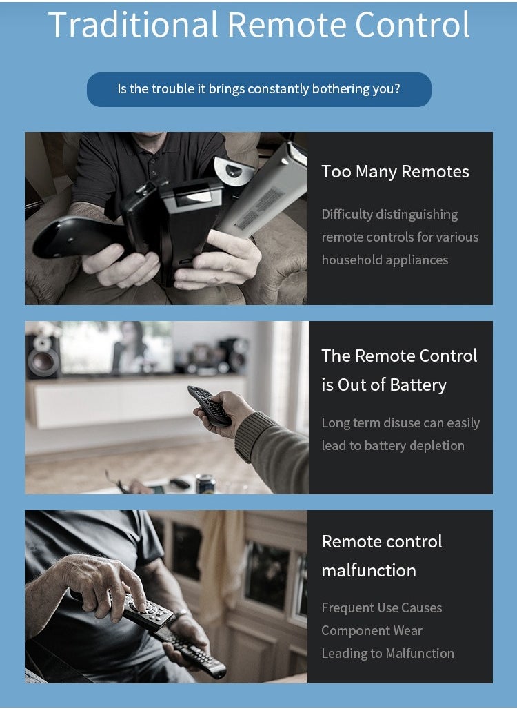 Generic - 4D Mobile Infrared Remote Control, Portable Smart Universal Controller for TV, Air Conditioner, and Home Appliances, Plug and Play with Wide Compatibility and Enhanced Signal Range - Image 1