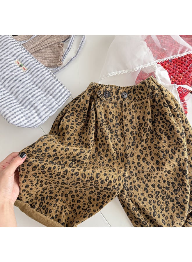 Huzhou Zhili Kids Clothing Korean Style Girls Pants Boys Autumn Wide-leg Pants Long Pants