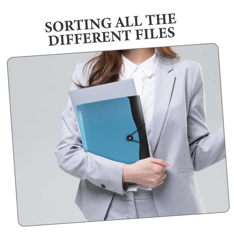 Expanding Accordion File Folder Organizer Portable Document Storage for Office Home School - Image 4