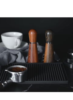 Oasisgalore Espresso Coffee Stirrer with Natural wood Handle and Stand, for Uniform Distribution (Dark Sandalwood).  - Image 5