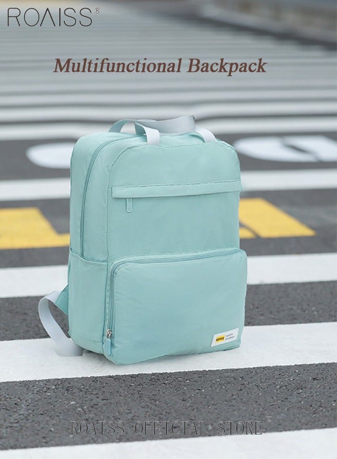 roaiss Multifunctional Lightweight Foldable Backpack Unisex Stylish Portable Travel Backpack for Short Trips Large Capacity Casual Sports Bag Suitable for Outdoor Activities or Daily Commute - Image 4