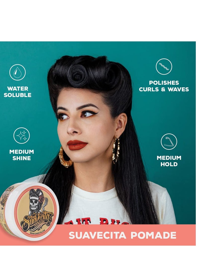Suavecita - Suavecita Pomade for Women. Original Hold Hair Styling Pomade (4 oz) - Image 1
