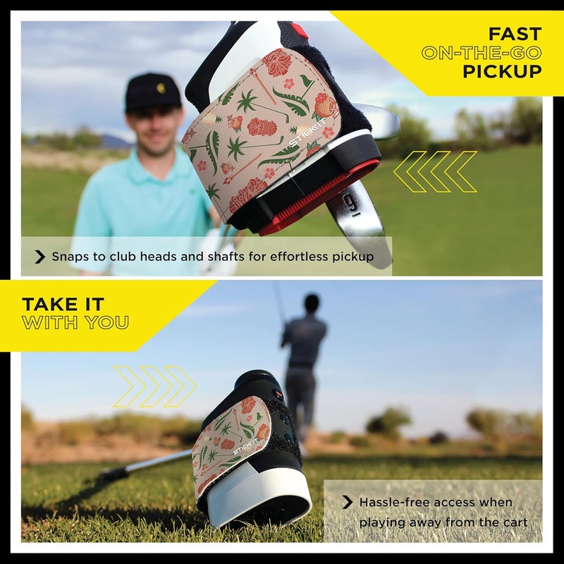 Stick It Magnetic Rangefinder Strap | Strong Magnet Securely Holds to Golf Carts and Golf Clubs for Easy Access | Slim, Form Fitting, Size Adjustable - Image 4