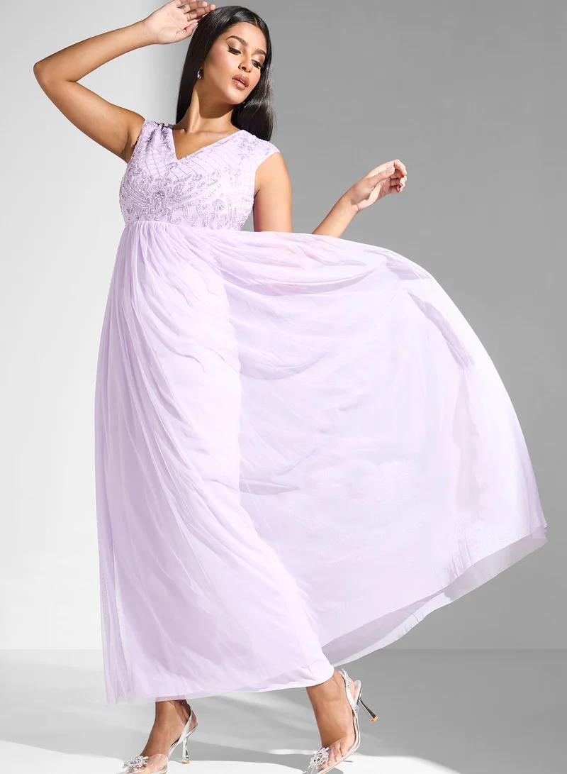 Namshi x Embellished Bodice Dress