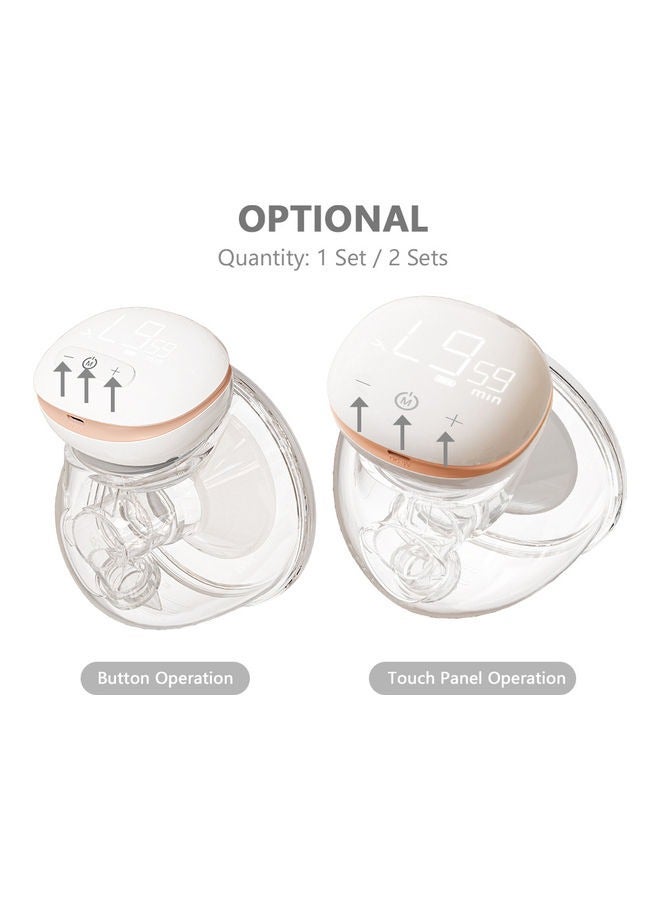 HFN 2-Piece Wearable Electric Breastfeeding Kit Portable Breast Pump - Image 2