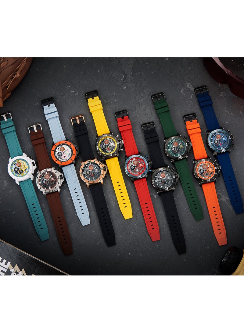 T5 Men's Chronograph Silicone strap Watch
