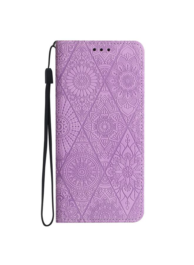 S-TOP Case For iPhone 14 Pro Ethnic Embossed Adsorption Leather Phone Case - Image 2
