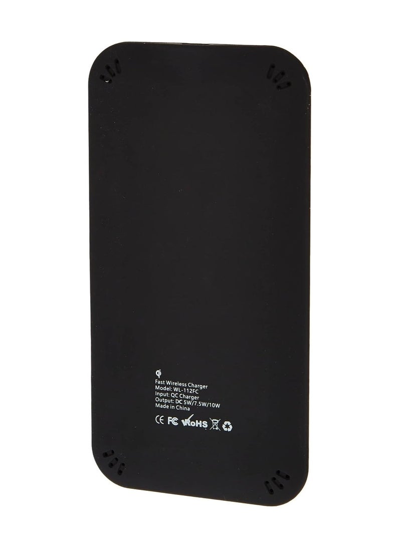 Xcell - Xcell XL-WL-112FC Compact Fast Wirelss Charging Pad, 10W Output, Anti-Slip Sillcone Surface - (Pack of1) - Image 1