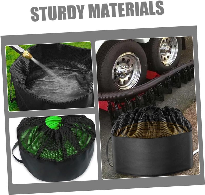 ULTECHNOVO Rv Hose Storage Non-woven Fabric Bag Foldable Easy to Use Handles Travel Friendly - Image 4