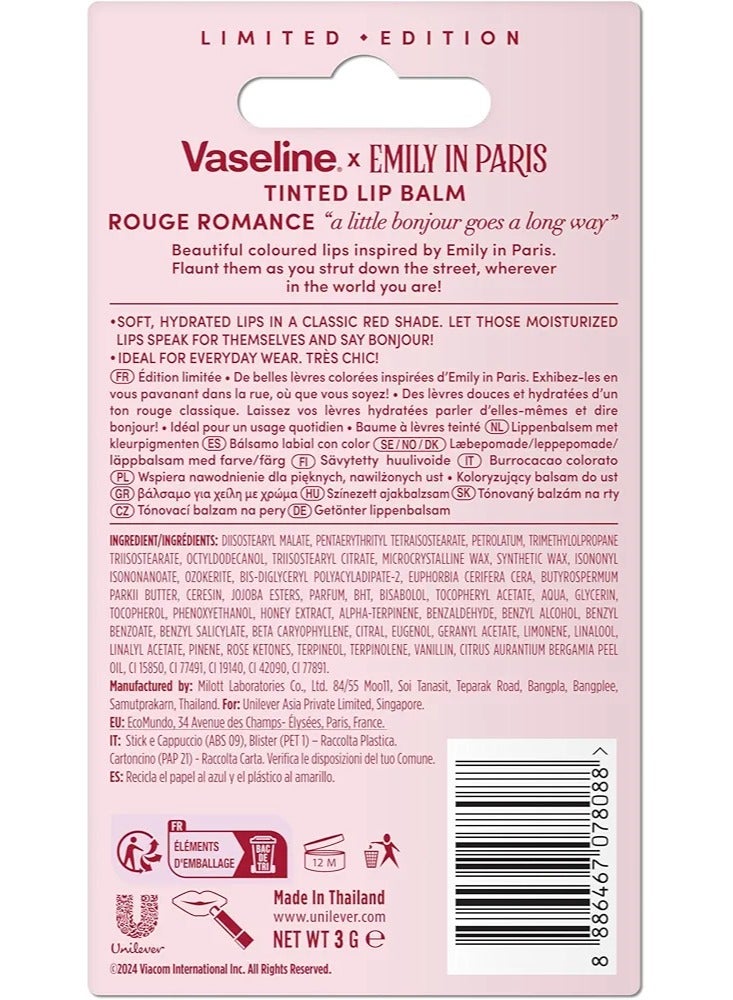 Vaseline Emily in Paris Lip Balm, Red - Image 2