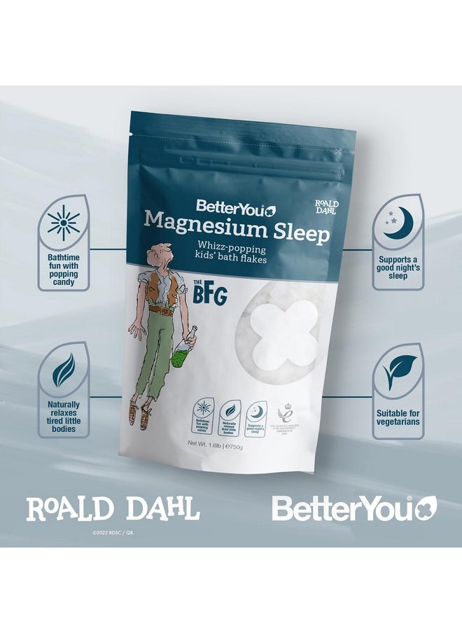 BetterYou - Magnesium Sleep Kid’S Bath Flakes - Bath Salts With Popping Candy - Bath Soak With Natural Magnesium - Relaxing Lavender For Sleep - 1.6 Lb - Image 1
