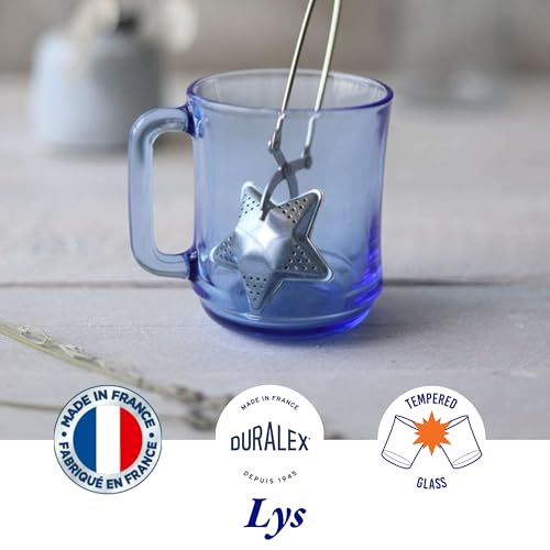 Duralex® France LYS Marine Glass Mugs | 310ml Set of 6 Mugs | 3X Stronger & Durable, Stackable Coffee & Tea Mugs | Microwave & Dishwasher Safe | Giftable Mug Set - Image 2