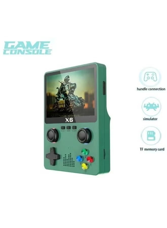 JAJEEK New X6 Handheld Game Console – HD Display Portable Gaming Device with Dual Joystick, Built-In Classic Retro Games, Multimedia Playback, TF Card Support & Rechargeable Battery – Ideal for Kids & Retro Gaming Fans – Portable PSP-Style Console - Image 1