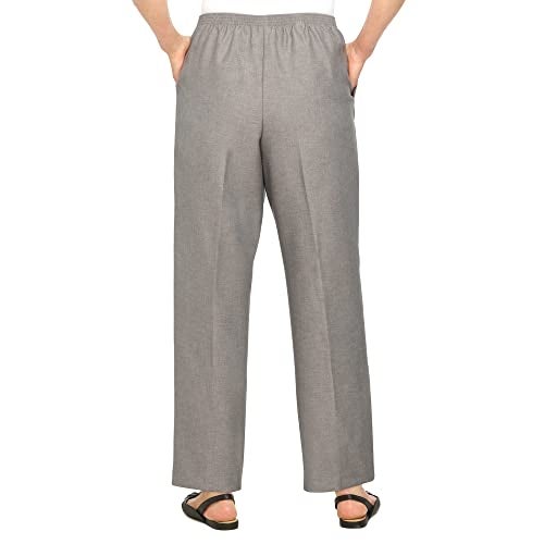 Alfred Dunner Women's Medium Pant,Grey,18 - Image 3