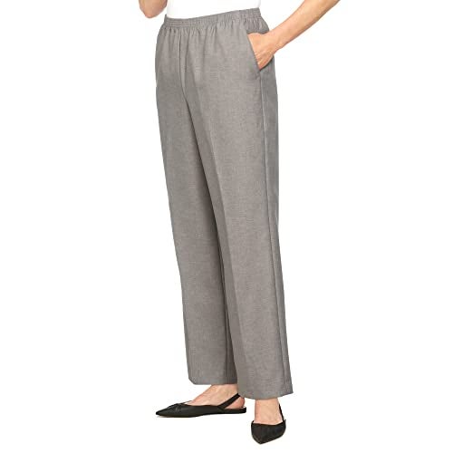 Alfred Dunner Women's Medium Pant,Grey,18 - Image 4