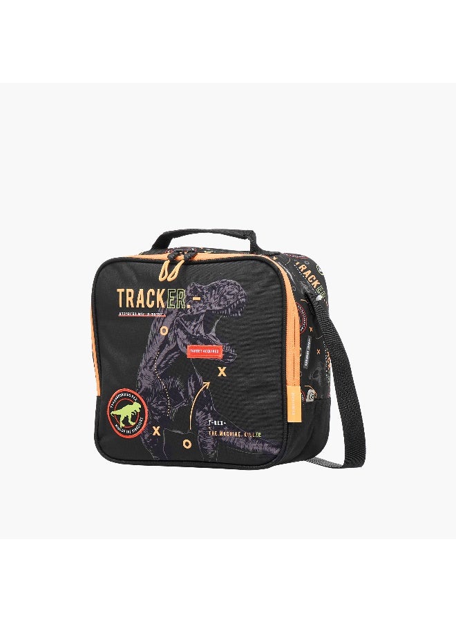 Mayfair Dinosaur Print Lunch Bag for Kids - Image 5