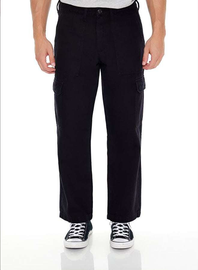 FOREVER 21 Mid-Rise Straight Cargo Pants  - Image 2