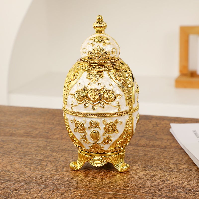 Luxury Rose-Shaped Press-Down Toothpick Holder - Stylish Retro Plastic Design for Home Use