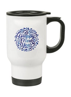 PRINTSHOP4ME Happy New Year Design Printed Travel Mug Suitable Gift for Family and Friends - New Year Theme - New year Decor - Gifts for Special person  - Image 2