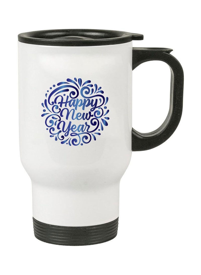 PRINTSHOP4ME Happy New Year Design Printed Travel Mug Suitable Gift for Family and Friends - New Year Theme - New year Decor - Gifts for Special person  - Image 2
