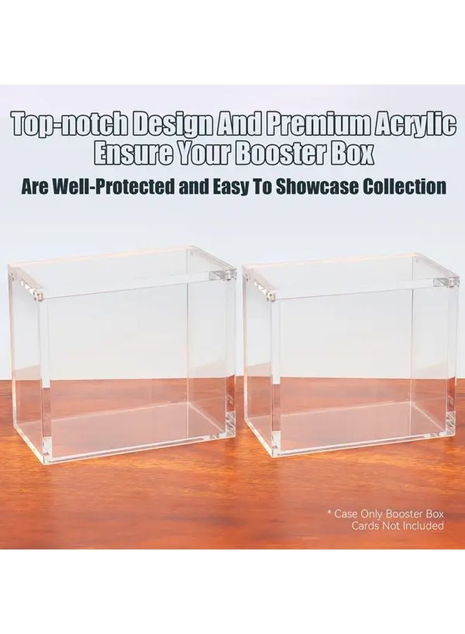 8mm Thick Clear Acrylic Magnetic Case Top Loader Storage Box 1pc For Collectible Trading Cards - Image 5