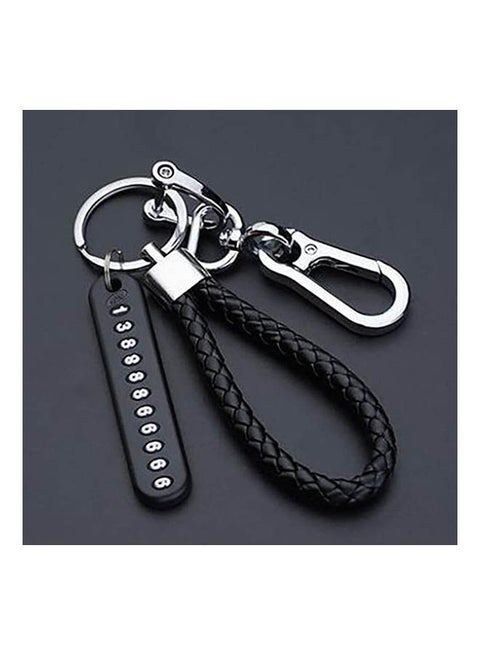 Auto-Key Rings - Keychain Phone Number Cards