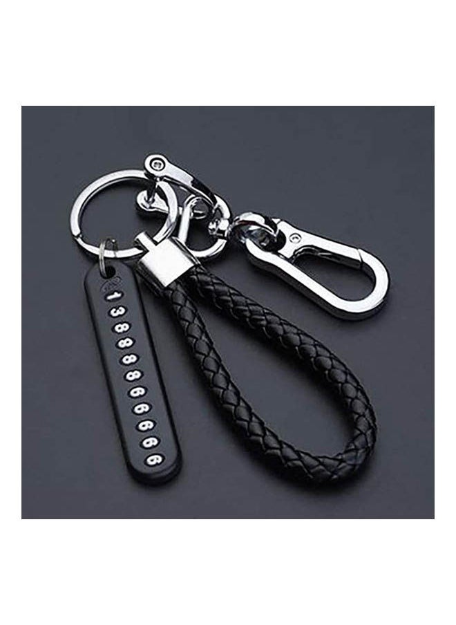 THE PACK Auto-Key Rings - Keychain Phone Number Cards 