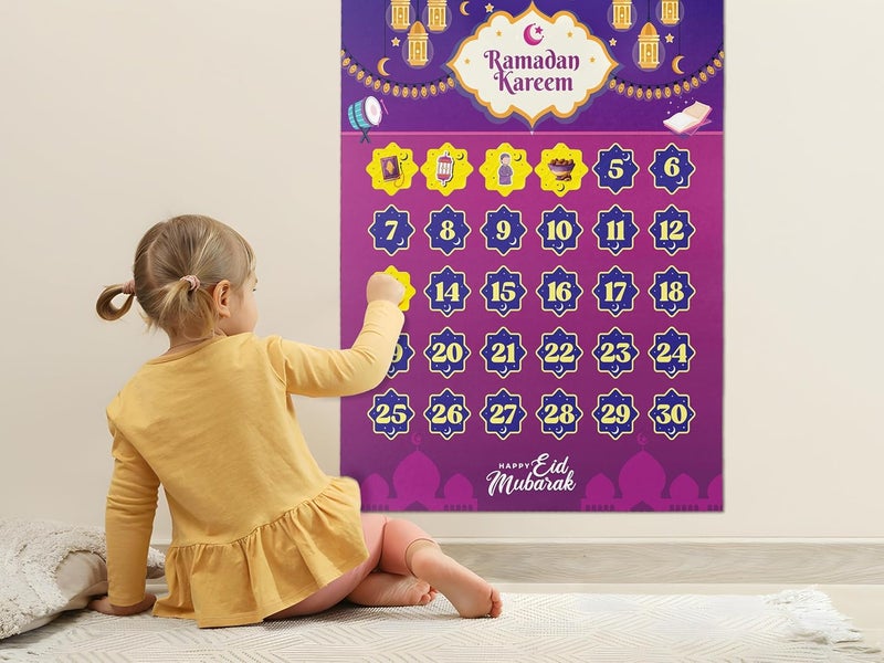 OLEEK ramadan calendar for kids - ramadan gifts for kids - ramadan decorations for home 2026 - ramadan countdown calendar - ramadan table decor - ramadan advent calendar - زينة رمضان كريم ديكور - Image 5