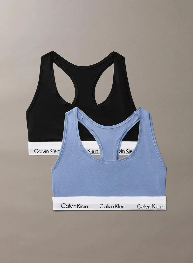 2-Pack Icon Cotton Modal Bralettes