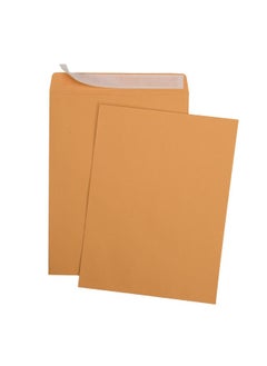 Aimoh 100 10 X 13 Selfseal Brown Kraft Catalog Envelopes 28Lb 100 Count Ultra Strong Quickseal 10X13 Inch (39300)  - Image 2