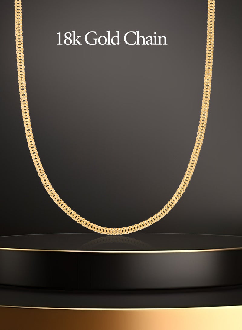 BAFLEH JEWELLERY Classic Gold Chains for Everyone: Unisex 18kt Style  - Image 3