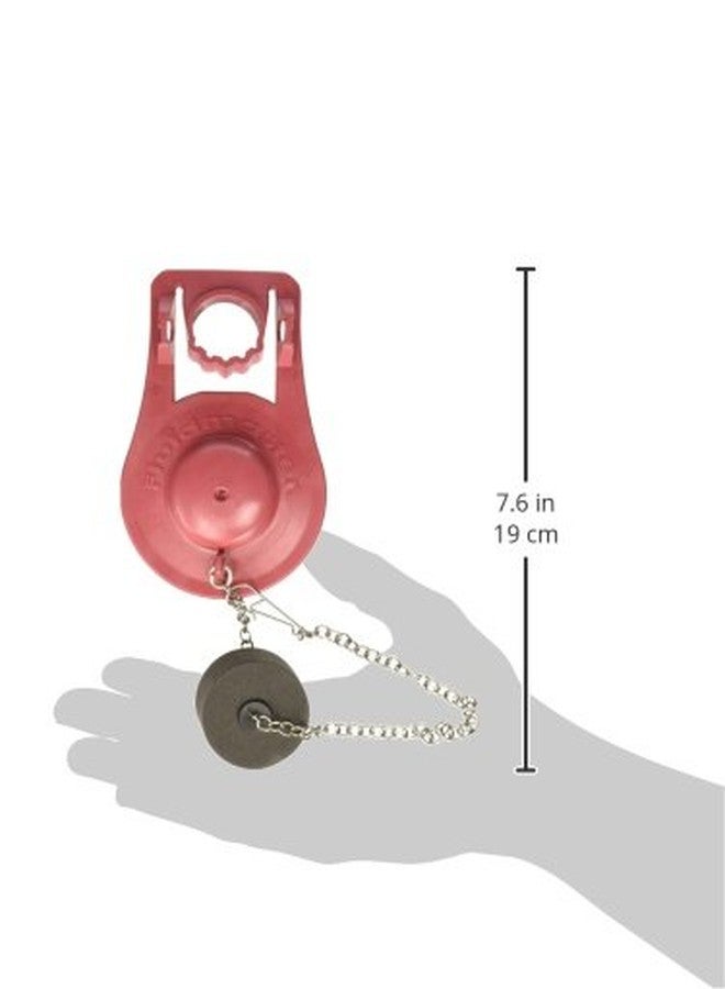 فلويد ماستر غطاء المرحاض القابل للتعديل من سلسلة Fluidmaster Pro 40252، عالمي، أحمر - Image 3