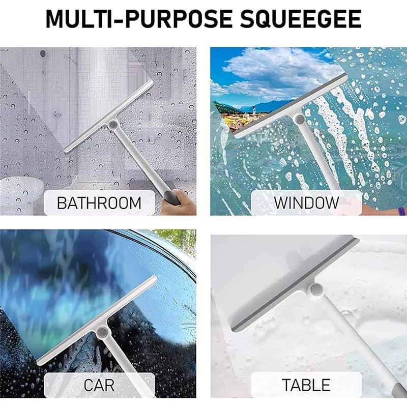 KRUPAVI Glass Cleaning Wiper for Window Sponge Wiper Mini Wiper for Kitchen Mirror Scraper Brush with Soft Rubber 360 Rotatable Wiper 1Pcs - Image 5
