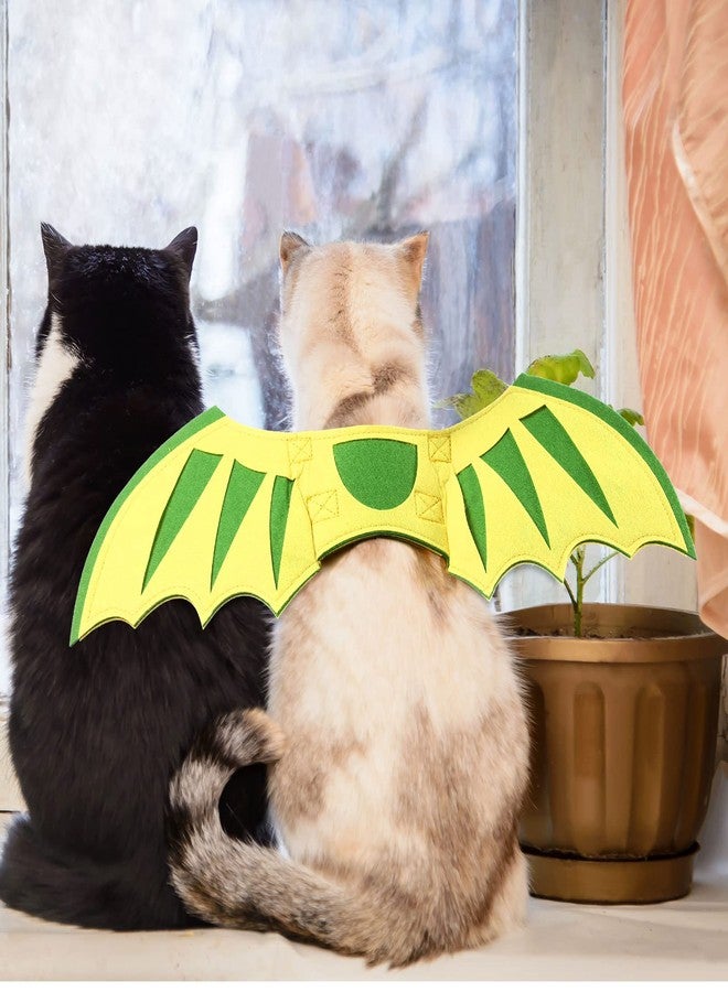 Reginary 4 Pcs Halloween Pet Costume Spider Dragon Bat Butterfly Dog Costume Adjustable Adhesive Cosplay Bat Wings for Small Dogs and Cats Funny Cat Dog Costume Halloween Party Supply - Image 5