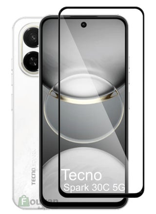 For Tecno Spark 30c 5G - Tempered Glass Screen Protector - Delicate Touch , Higher Transparency , Easy to Install ,Anti-scratch and Bubble-free Screen Protector - Black - pzsku/Z5423CA69DCE79D593246Z/45/1741260192/e1101ded-c3b4-4911-8789-9c9f6919363c