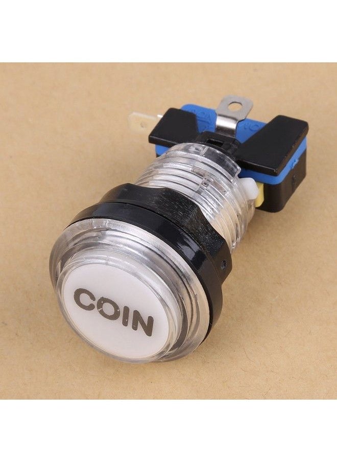 Walfront - Arcade Game Buttons 4 X Led Start Push Button Kit Part 1 Player + 2 Player + Led Coin Buttons For Arcade - Image 1