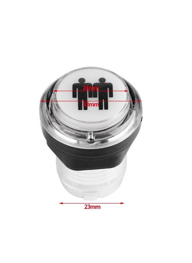 Walfront - Arcade Game Buttons 4 X Led Start Push Button Kit Part 1 Player + 2 Player + Led Coin Buttons For Arcade - Image 1