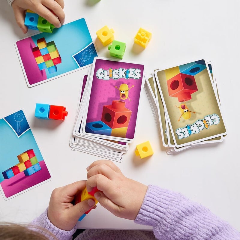 miniLAnD Creative Board Games for Kids +6 Years, Fun Family Games with Cards & Polycube Challenges, Encouraging Creativity, Speed and Family Fun, Kids Toys, Up to 4 Players | Clickies - Image 5