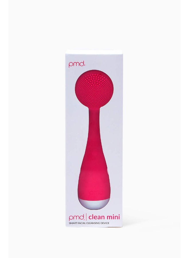 PMD Beauty جهاز تنظيف الوجه الذكي - ميني كلين مع فرشاة سيليكون ومُدلك مضاد للشيخوخة، وردي - Image 3
