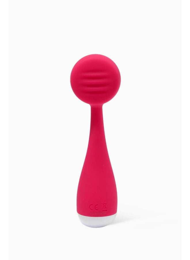 PMD Beauty جهاز تنظيف الوجه الذكي - ميني كلين مع فرشاة سيليكون ومُدلك مضاد للشيخوخة، وردي - Image 2